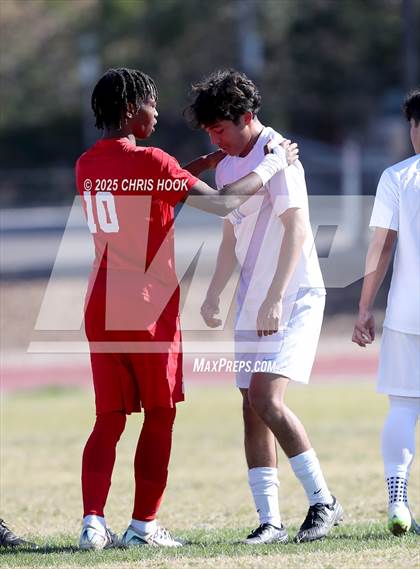 Thumbnail 1 in Mica Mountain vs Tucson High Magnet School (Brandon Bean Soccer Tournament) photogallery.