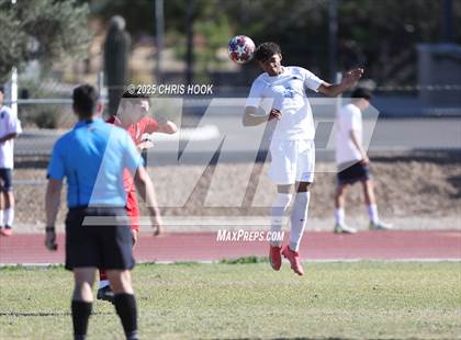 Thumbnail 3 in Mica Mountain vs Tucson High Magnet School (Brandon Bean Soccer Tournament) photogallery.