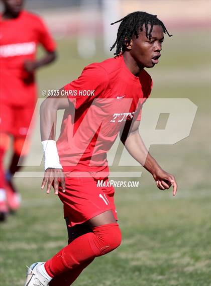 Thumbnail 2 in Mica Mountain vs Tucson High Magnet School (Brandon Bean Soccer Tournament) photogallery.