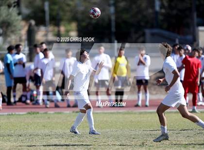 Thumbnail 2 in Mica Mountain vs Tucson High Magnet School (Brandon Bean Soccer Tournament) photogallery.