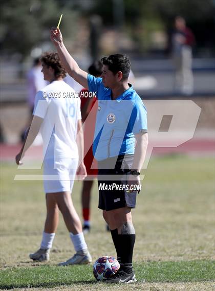 Thumbnail 1 in Mica Mountain vs Tucson High Magnet School (Brandon Bean Soccer Tournament) photogallery.