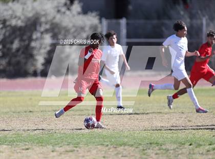 Thumbnail 3 in Mica Mountain vs Tucson High Magnet School (Brandon Bean Soccer Tournament) photogallery.