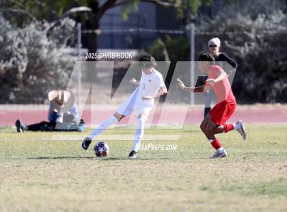 Thumbnail 3 in Mica Mountain vs Tucson High Magnet School (Brandon Bean Soccer Tournament) photogallery.