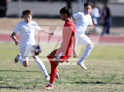 Thumbnail 1 in Mica Mountain vs Tucson High Magnet School (Brandon Bean Soccer Tournament) photogallery.