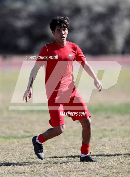 Thumbnail 2 in Mica Mountain vs Tucson High Magnet School (Brandon Bean Soccer Tournament) photogallery.