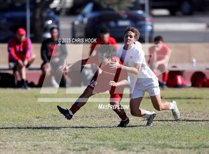 Thumbnail 1 in Mica Mountain vs Tucson High Magnet School (Brandon Bean Soccer Tournament) photogallery.