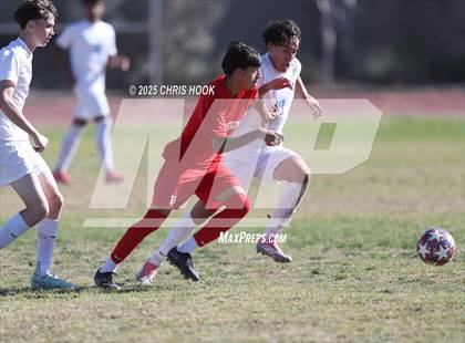 Thumbnail 2 in Mica Mountain vs Tucson High Magnet School (Brandon Bean Soccer Tournament) photogallery.