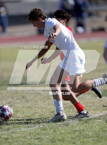 Thumbnail 2 in Mica Mountain vs Tucson High Magnet School (Brandon Bean Soccer Tournament) photogallery.