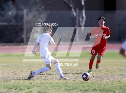 Thumbnail 2 in Mica Mountain vs Tucson High Magnet School (Brandon Bean Soccer Tournament) photogallery.