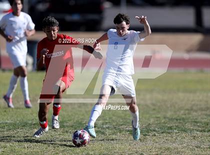 Thumbnail 2 in Mica Mountain vs Tucson High Magnet School (Brandon Bean Soccer Tournament) photogallery.