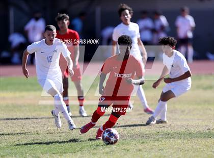 Thumbnail 1 in Mica Mountain vs Tucson High Magnet School (Brandon Bean Soccer Tournament) photogallery.