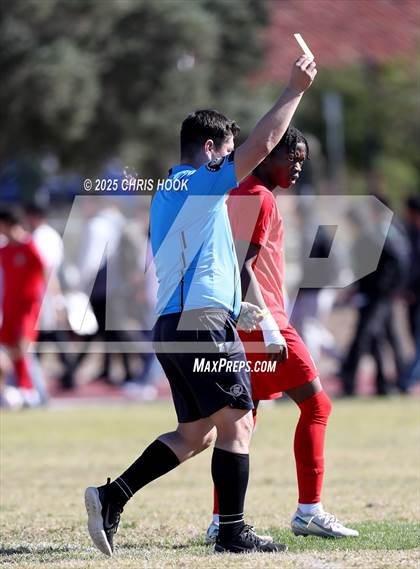 Thumbnail 1 in Mica Mountain vs Tucson High Magnet School (Brandon Bean Soccer Tournament) photogallery.