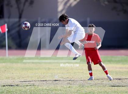Thumbnail 3 in Mica Mountain vs Tucson High Magnet School (Brandon Bean Soccer Tournament) photogallery.