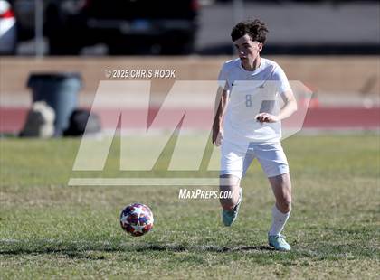 Thumbnail 3 in Mica Mountain vs Tucson High Magnet School (Brandon Bean Soccer Tournament) photogallery.