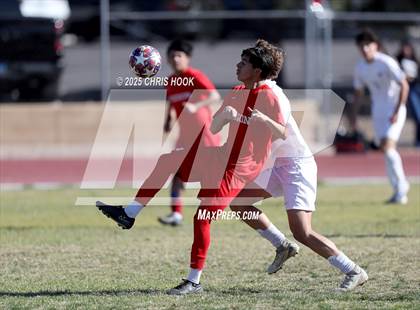 Thumbnail 3 in Mica Mountain vs Tucson High Magnet School (Brandon Bean Soccer Tournament) photogallery.