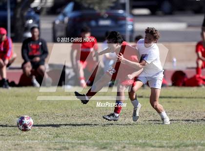 Thumbnail 3 in Mica Mountain vs Tucson High Magnet School (Brandon Bean Soccer Tournament) photogallery.