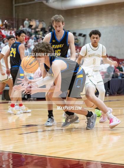 Thumbnail 1 in SkyView Academy vs. Highland (CHSAA 3A Great 8) photogallery.