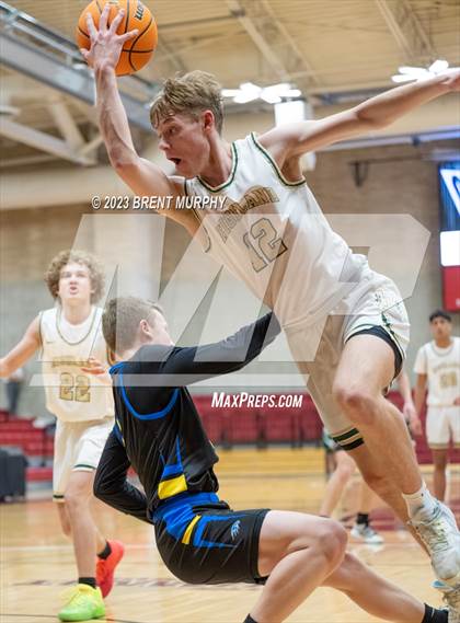 Thumbnail 1 in SkyView Academy vs. Highland (CHSAA 3A Great 8) photogallery.