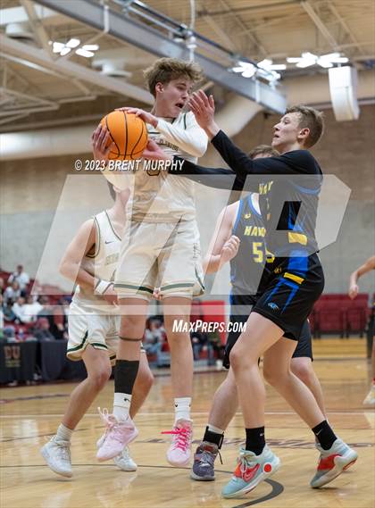 Thumbnail 2 in SkyView Academy vs. Highland (CHSAA 3A Great 8) photogallery.