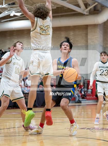 Thumbnail 3 in SkyView Academy vs. Highland (CHSAA 3A Great 8) photogallery.