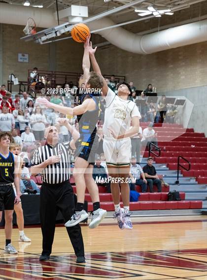Thumbnail 2 in SkyView Academy vs. Highland (CHSAA 3A Great 8) photogallery.