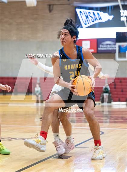 Thumbnail 3 in SkyView Academy vs. Highland (CHSAA 3A Great 8) photogallery.