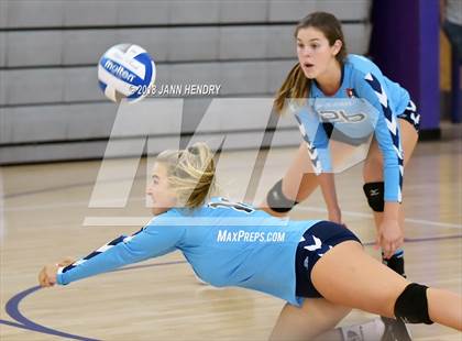 Thumbnail 2 in Cathedral Catholic vs. Marymount (Durango Fall Classic) photogallery.