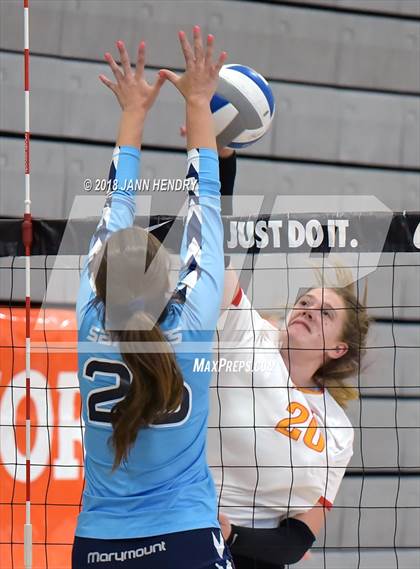 Thumbnail 3 in Cathedral Catholic vs. Marymount (Durango Fall Classic) photogallery.