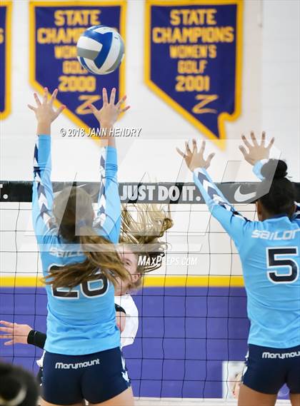 Thumbnail 3 in Cathedral Catholic vs. Marymount (Durango Fall Classic) photogallery.
