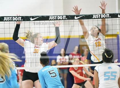 Thumbnail 3 in Cathedral Catholic vs. Marymount (Durango Fall Classic) photogallery.