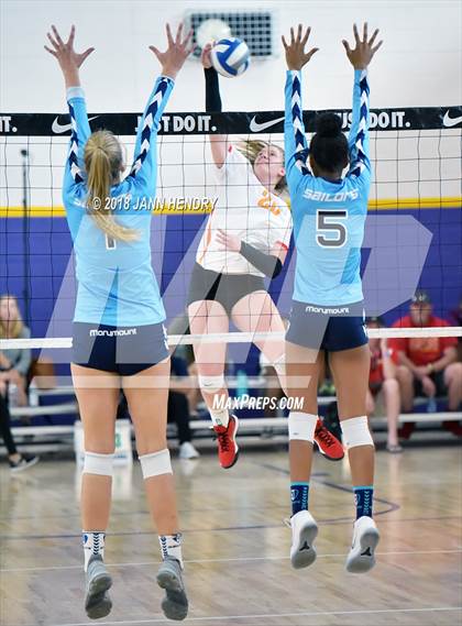 Thumbnail 3 in Cathedral Catholic vs. Marymount (Durango Fall Classic) photogallery.