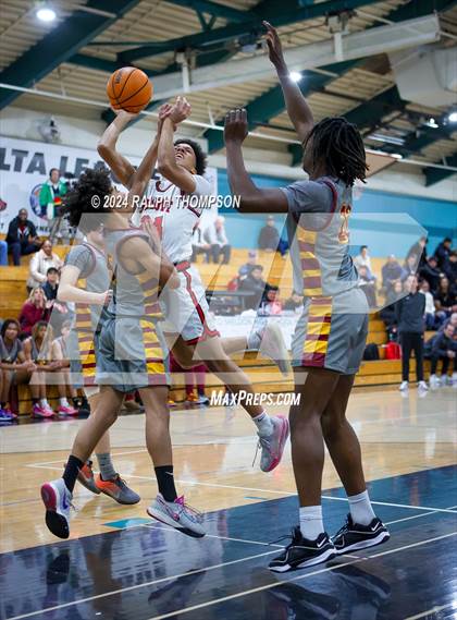 Thumbnail 2 in Liberty vs. Jesuit (Block Party at Sheldon Showcase) photogallery.