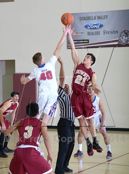 Thumbnail 1 in Downey vs. Anchorage Christian (MaxPreps Holiday Classic) photogallery.