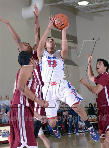 Thumbnail 3 in Downey vs. Anchorage Christian (MaxPreps Holiday Classic) photogallery.