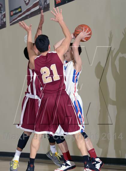 Thumbnail 2 in Downey vs. Anchorage Christian (MaxPreps Holiday Classic) photogallery.