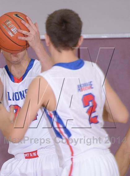 Thumbnail 1 in Downey vs. Anchorage Christian (MaxPreps Holiday Classic) photogallery.