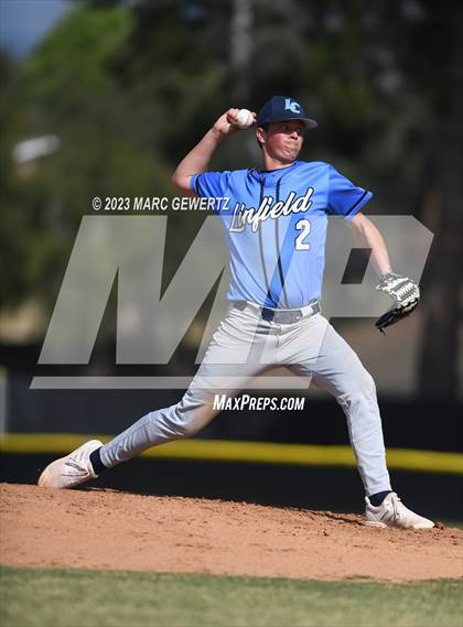 Thumbnail 1 in Linfield Christian @ Canyon (CIF SS Division 4 Semifinals) photogallery.