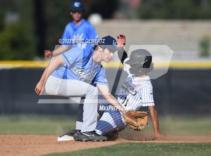 Thumbnail 1 in Linfield Christian @ Canyon (CIF SS Division 4 Semifinals) photogallery.