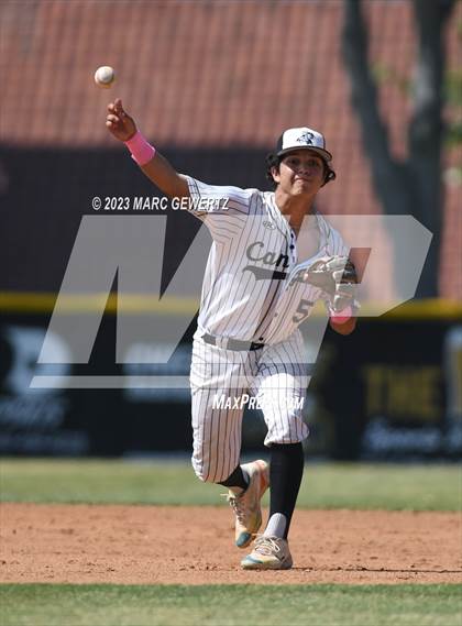 Thumbnail 2 in Linfield Christian @ Canyon (CIF SS Division 4 Semifinals) photogallery.