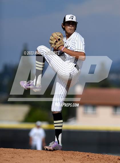 Thumbnail 3 in Linfield Christian @ Canyon (CIF SS Division 4 Semifinals) photogallery.