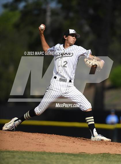 Thumbnail 1 in Linfield Christian @ Canyon (CIF SS Division 4 Semifinals) photogallery.