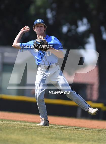 Thumbnail 3 in Linfield Christian @ Canyon (CIF SS Division 4 Semifinals) photogallery.