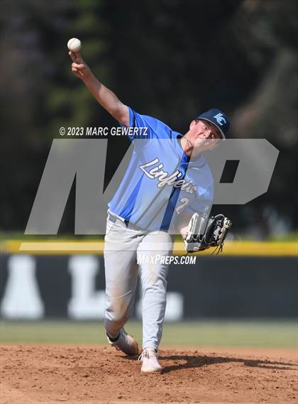 Thumbnail 3 in Linfield Christian @ Canyon (CIF SS Division 4 Semifinals) photogallery.