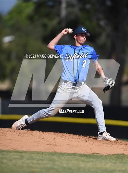 Thumbnail 1 in Linfield Christian @ Canyon (CIF SS Division 4 Semifinals) photogallery.