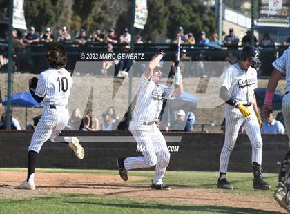 Thumbnail 2 in Linfield Christian @ Canyon (CIF SS Division 4 Semifinals) photogallery.