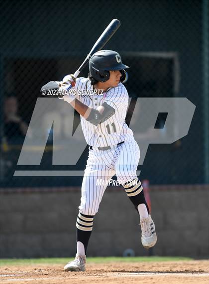 Thumbnail 1 in Linfield Christian @ Canyon (CIF SS Division 4 Semifinals) photogallery.