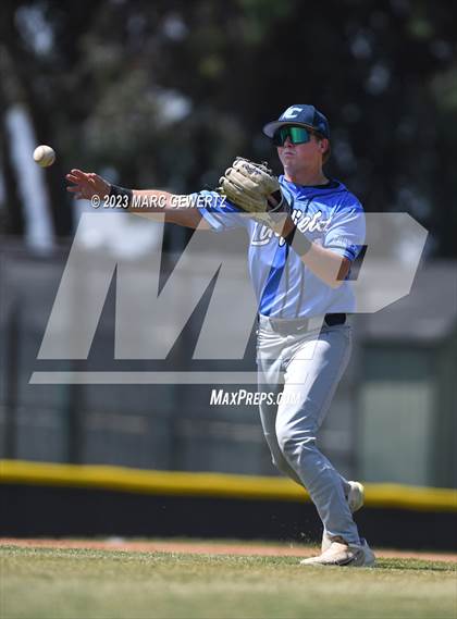 Thumbnail 1 in Linfield Christian @ Canyon (CIF SS Division 4 Semifinals) photogallery.