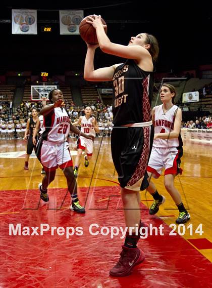 Thumbnail 2 in Clovis West vs Hanford (CIF CS D1 Final) photogallery.