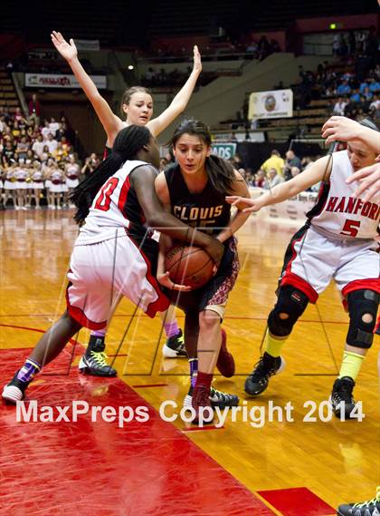 Thumbnail 2 in Clovis West vs Hanford (CIF CS D1 Final) photogallery.