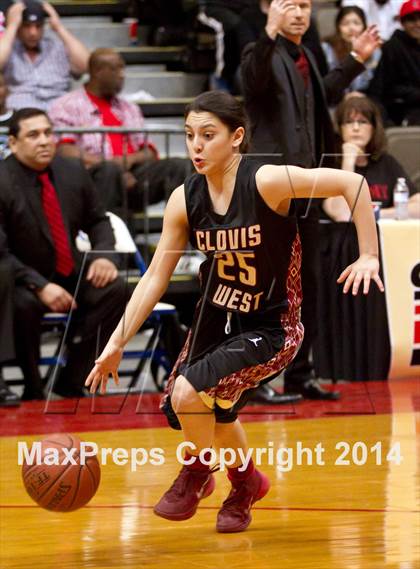 Thumbnail 2 in Clovis West vs Hanford (CIF CS D1 Final) photogallery.